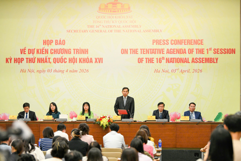 Kỳ họp thứ Nhất, Quốc hội Khóa XVI dự kiến khai mạc vào ngày 6/4/2026 -1