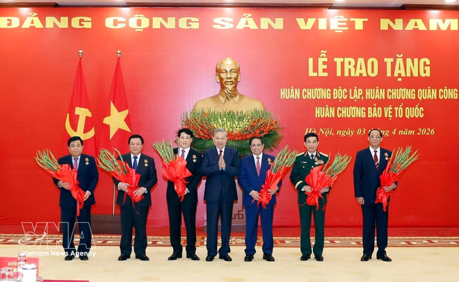 High-ranking Party, State leaders, officials awarded prestigious decorations -0