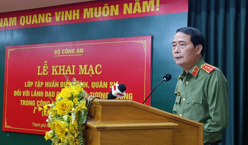 Ministry of Public Security launches training on regulations and military skills for senior leaders -0