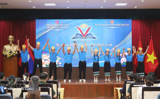 Vietnamese language contest in Laos strengthens youth ties, bilateral friendship -1
