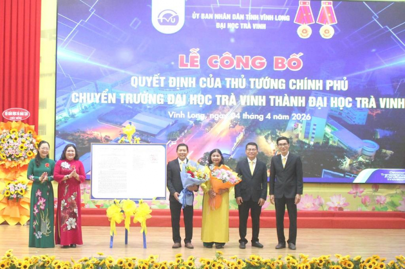Công bố Quyết định của Thủ tướng về việc chuyển Trường Đại học Trà Vinh thành Đại học Trà Vinh -0