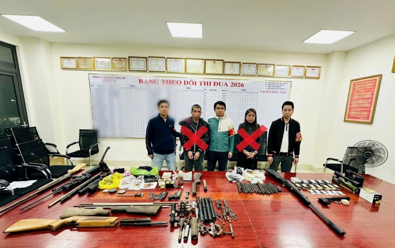 Công an TP Hải Phòng: Triệt phá đường dây chế tạo, buôn bán vũ khí quân dụng quy mô lớn -0