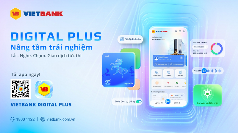 Vietbank Digital Plus ngân hàng số cho người dùng hiện đại -0