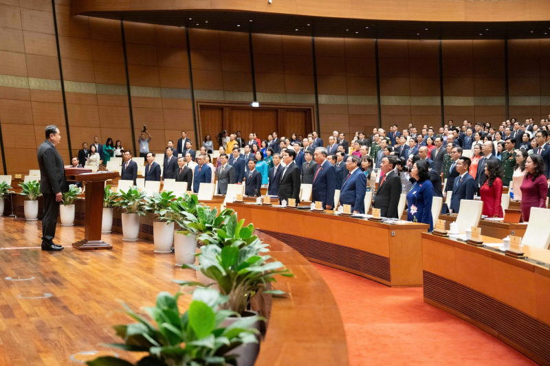 Chủ tịch Quốc hội khoá XVI tuyên thệ nhâm chức -0