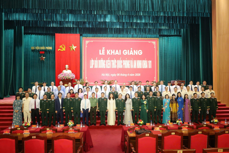 Khai giảng lớp Bồi dưỡng kiến thức quốc phòng an ninh khóa 101 -0