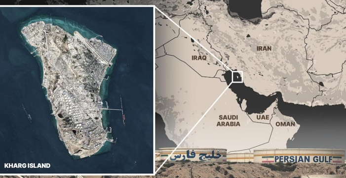 Nổ lớn tại đảo dầu huyết mạch của Iran -0