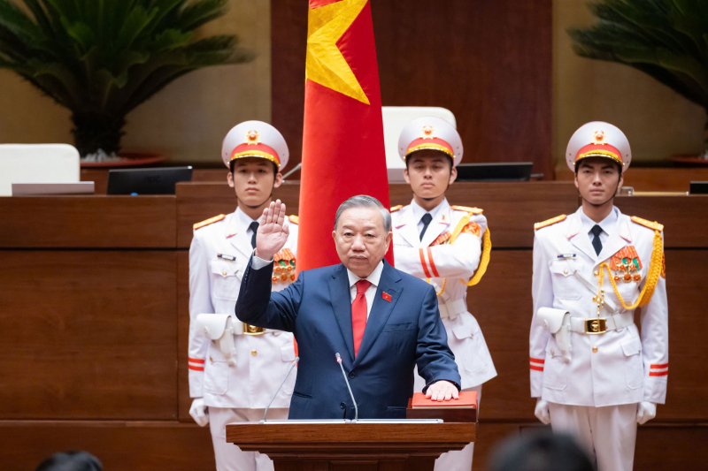 Chủ tịch nước Tô Lâm tuyên thệ và phát biểu nhậm chức -0