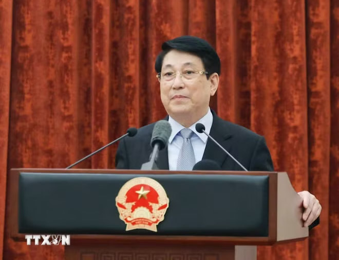 Tổng Bí thư, Chủ tịch nước Tô Lâm gặp mặt cán bộ Văn phòng Chủ tịch nước -0