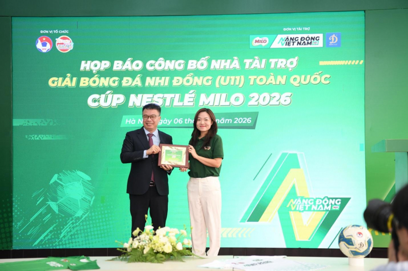 Nestlé Milo tiếp tục đồng hành cùng Giải bóng đá nhi đồng (U11) toàn quốc 2026 -1
