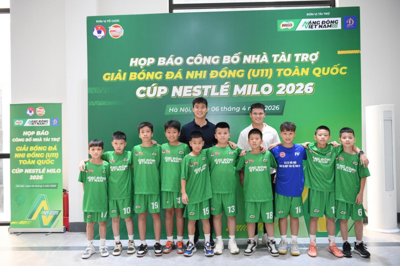 Nestlé Milo tiếp tục đồng hành cùng Giải bóng đá nhi đồng (U11) toàn quốc 2026 -0