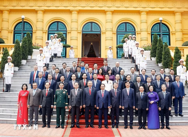 Tổng Bí thư, Chủ tịch nước chủ trì hội nghị công bố các quyết định đối với Chính phủ -0