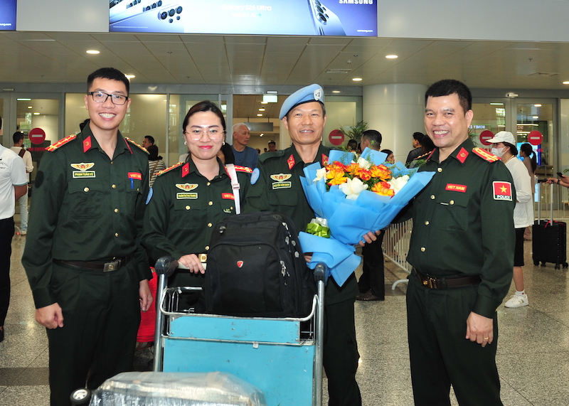 Niềm tự hào của sĩ quan Công an hoàn thành nhiệm vụ gìn giữ hoà bình trở về nước -0