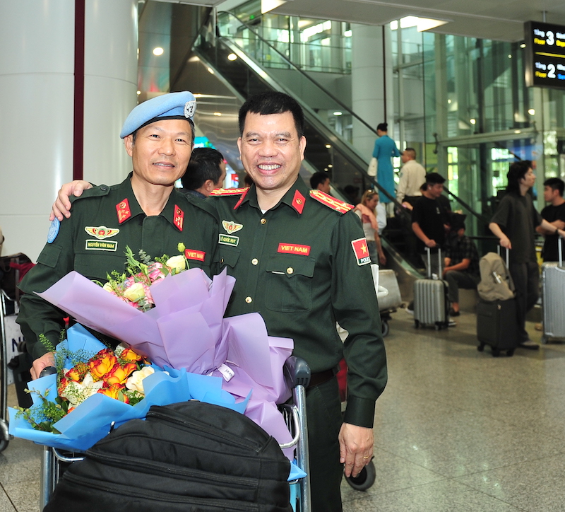 Niềm tự hào của sĩ quan Công an hoàn thành nhiệm vụ gìn giữ hoà bình trở về nước -0