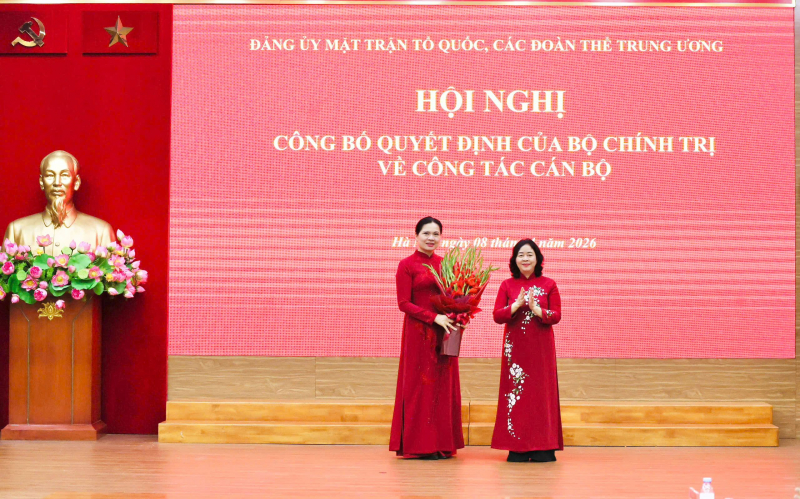 Đồng chí Nguyễn Phi Long giữ chức Phó Bí thư Thường trực Đảng ủy Mặt trận Tổ quốc, các đoàn thể Trung ương -0