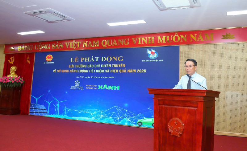 Phát động Giải thưởng báo chí tuyên truyền về sử dụng năng lượng tiết kiệm và hiệu quả năm 2026 -0