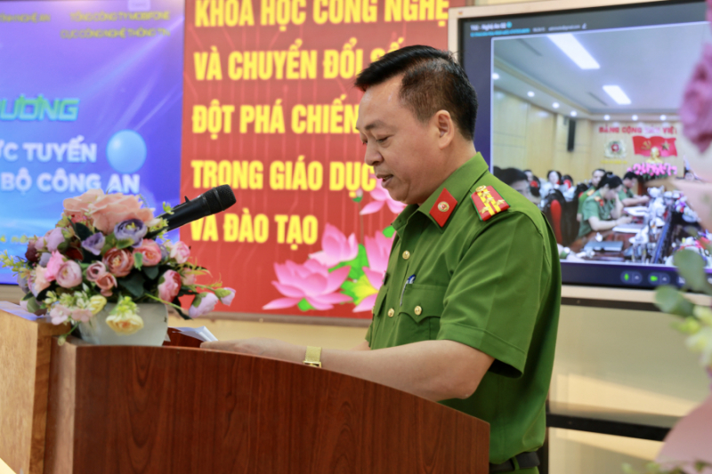 Học viện CSND khai trương phòng học trực tuyến đầu tiên kết nối với Công an địa phương -0