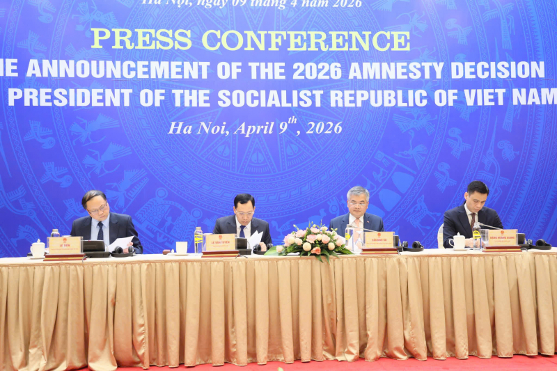 Công bố Quyết định về đặc xá năm 2026 của Chủ tịch nước Tô Lâm