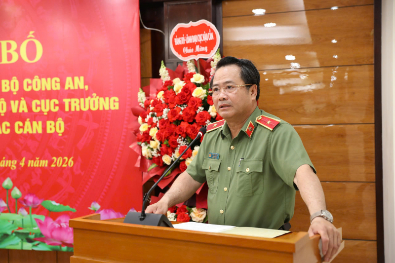 Cục Hậu cần tổ chức Lễ công bố các quyết định về công tác cán bộ -1