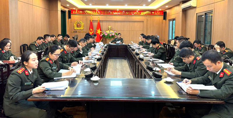 Lực lượng Tham mưu Công an tỉnh Phú Thọ  đẩy mạnh công tác chuyển đổi số -0