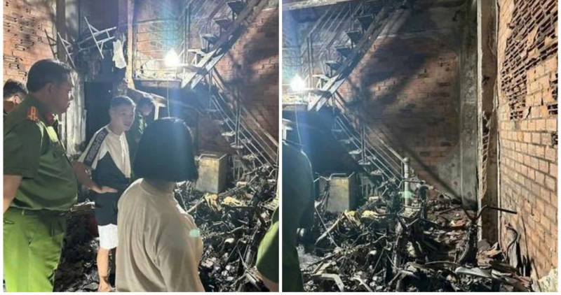 Vụ cháy nhà trọ 7 người thương vong:  Cảnh sát nỗ lực băng mình vào khói lửa cứu 10 người -0