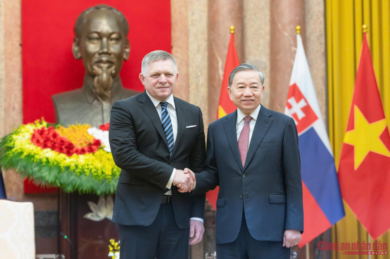 Tổng Bí thư, Chủ tịch nước Tô Lâm tiếp Thủ tướng Cộng hòa Slovakia Robert Fico -0