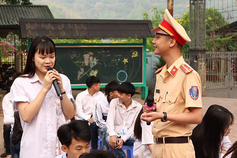Tăng cường đảm bảo an toàn giao thông trong lứa tuổi học sinh trên địa bàn Sơn La -0
