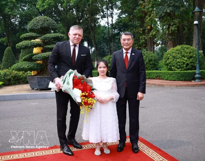 Vietnamese Prime Minister chairs official welcome ceremony for Slovak counterpart -0