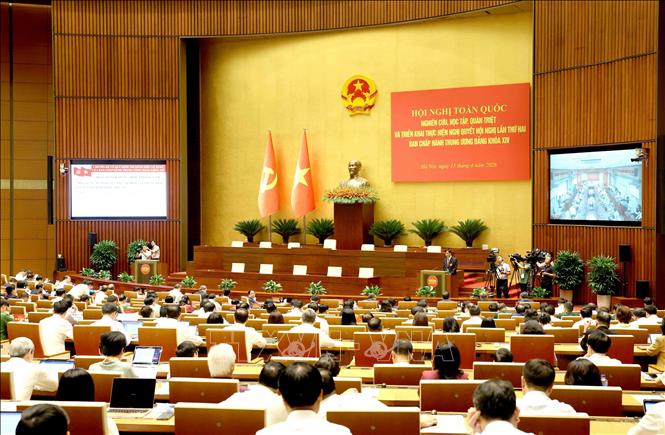 vna_potal_hoi_nghi_toan_quoc_quan_triet_va_trien_khai_nghi_quyet_trung_uong_ii_khoa_xiv_stand.jpg -0
