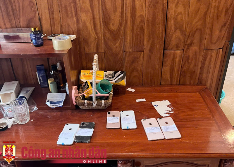 Bắt 5 đối tượng ở đặc khu Phú Quốc lợi dụng không gian mạng để lừa đảo -1