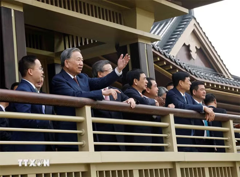 Tổng Bí thư, Chủ tịch nước Tô Lâm thăm Khu mới Hùng An của Trung Quốc -0