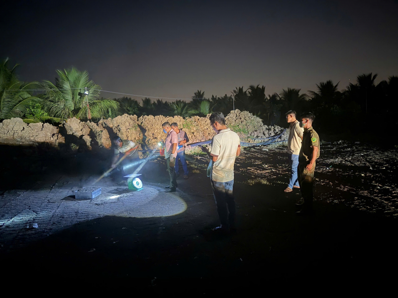 Triệt phá đường dây đổ 20 tấn chất thải trái phép quy mô lớn -1