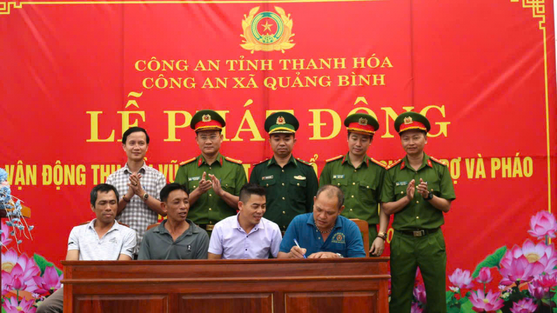 Thu hồi vũ khí góp phần “làm sạch” nguy cơ tiềm ẩn ngay từ cơ sở -0