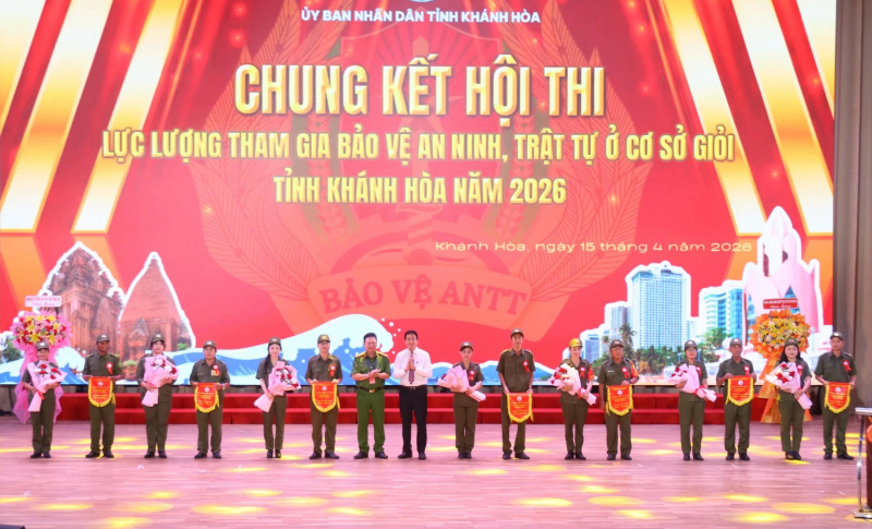 Chung kết Hội thi lực lượng tham gia bảo vệ ANTT ở cơ sở giỏi tỉnh Khánh Hòa năm 2026 -0