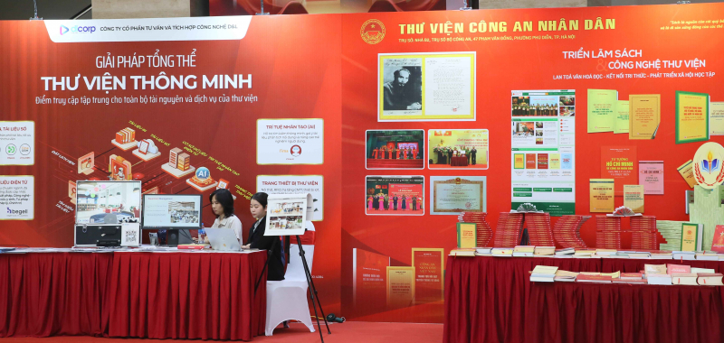 Triển lãm sách, công nghệ thư viện, lan toả văn hoá đọc, kết nối tri thức -0