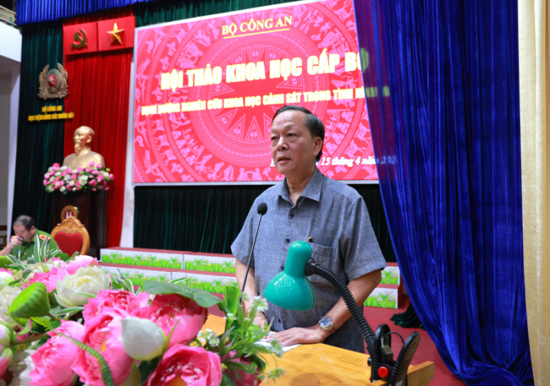 Khoa học Cảnh sát phải thực sự trở thành công cụ tham mưu chiến lược, đi trước một bước -0