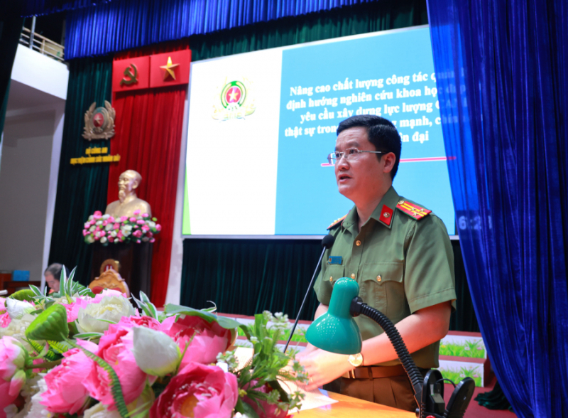 Khoa học Cảnh sát phải thực sự trở thành công cụ tham mưu chiến lược, đi trước một bước -0