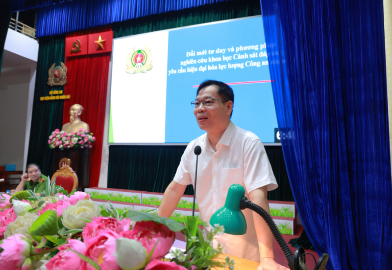 Khoa học Cảnh sát phải thực sự trở thành công cụ tham mưu chiến lược, đi trước một bước -0