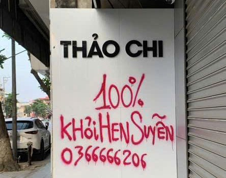 Xịt sơn quảng cáo, bán thuốc giả gán công dụng “100% khỏi hen suyễn” -1