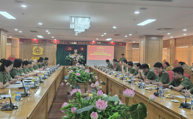 Tập huấn, trao đổi nghiệp vụ về bảo vệ bí mật nhà nước cho đội ngũ cán bộ chủ chốt Cục Công nghiệp an ninh -0