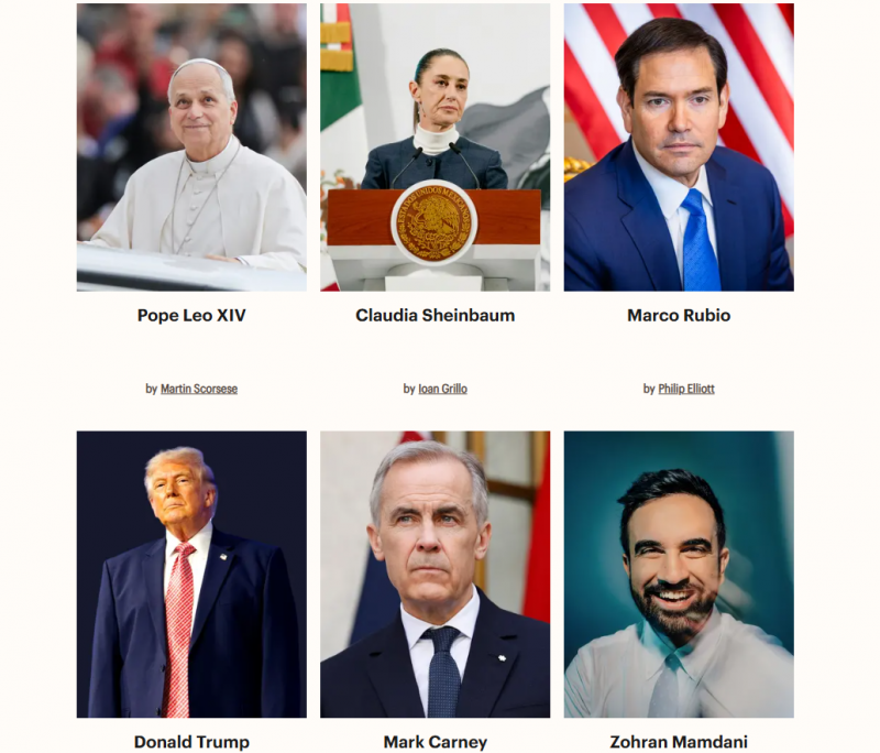 Tạp chí TIME công bố 100 người ảnh hưởng nhất 2026 -0