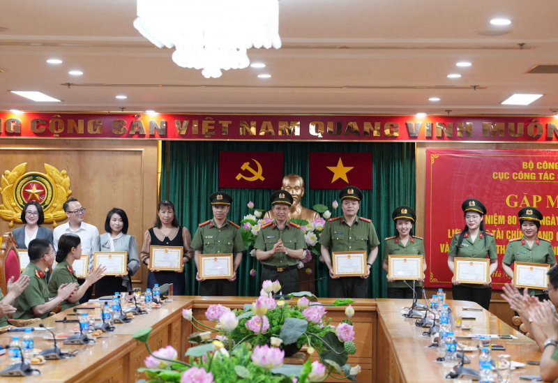 Cục Công tác Chính trị gặp mặt truyền thống lực lượng Tham mưu và Tài chính Công an nhân dân -0