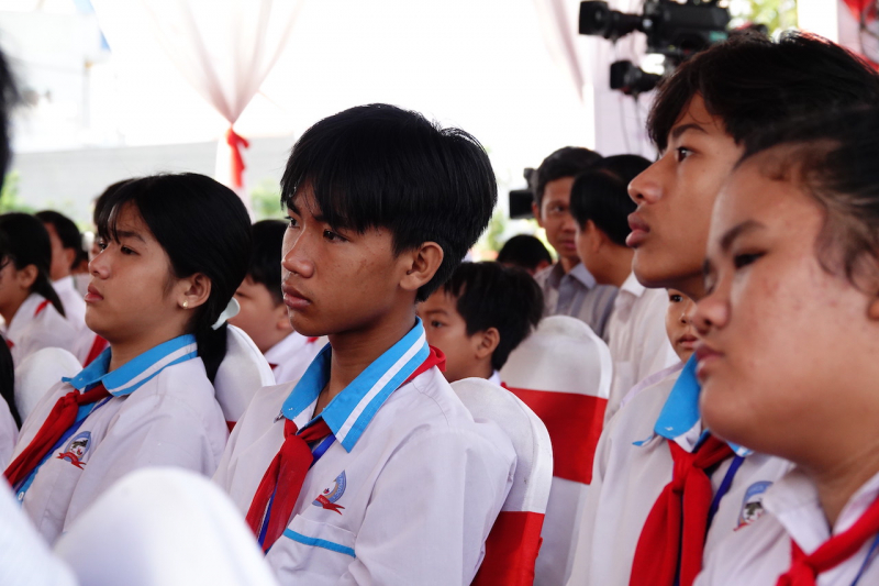 Đồng Tháp: Trường phổ thông nội trú liên cấp, động lực phát triển giáo dục vùng biên -0