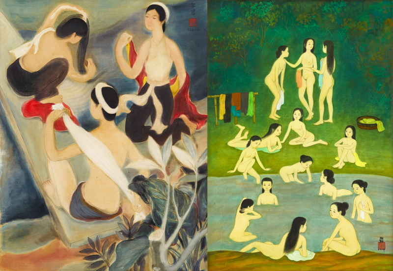 Hội họa Việt Nam vượt kỳ vọng tại sàn đấu giá quốc tế -0