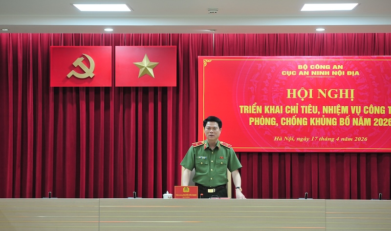 Triển khai Bộ chỉ tiêu nhiệm vụ công tác phòng, chống khủng bố năm 2026 -0