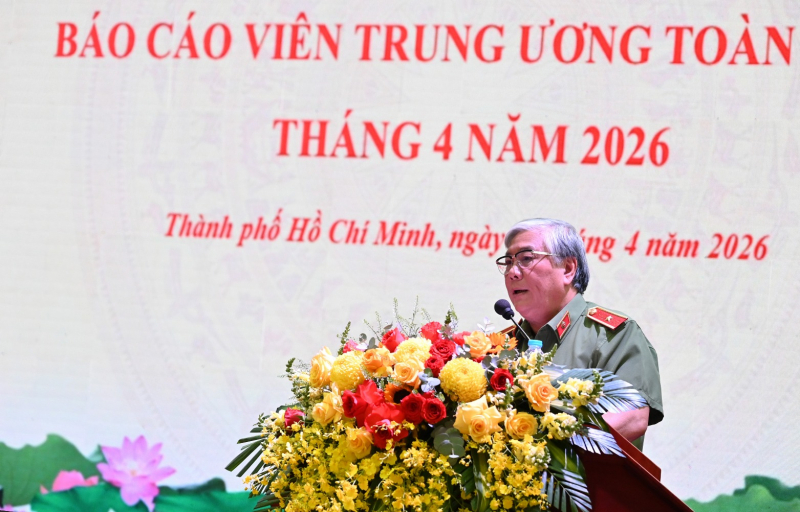 Đảng ủy Công an Trung ương phối hợp tổ chức Hội nghị Báo cáo viên Trung ương tháng 4/2026 -0