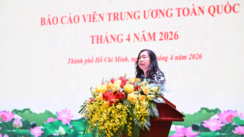 Đảng ủy Công an Trung ương phối hợp tổ chức Hội nghị Báo cáo viên Trung ương tháng 4/2026 -1