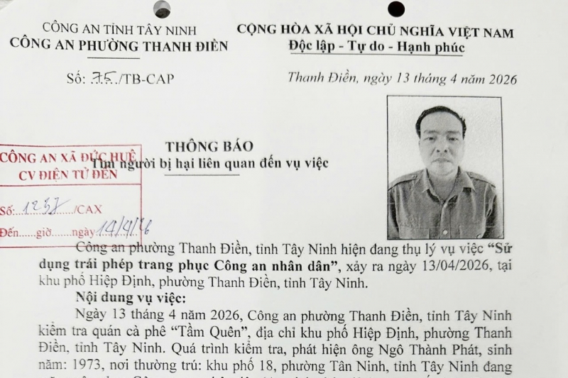 Tìm bị hại liên quan đến “Đại tá Công an” dỏm -0