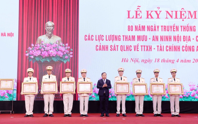 CATP Hà Nội trọng thể tổ chức Lễ kỷ niệm 80 năm Ngày truyền thống của 5 lực lượng nòng cốt -0