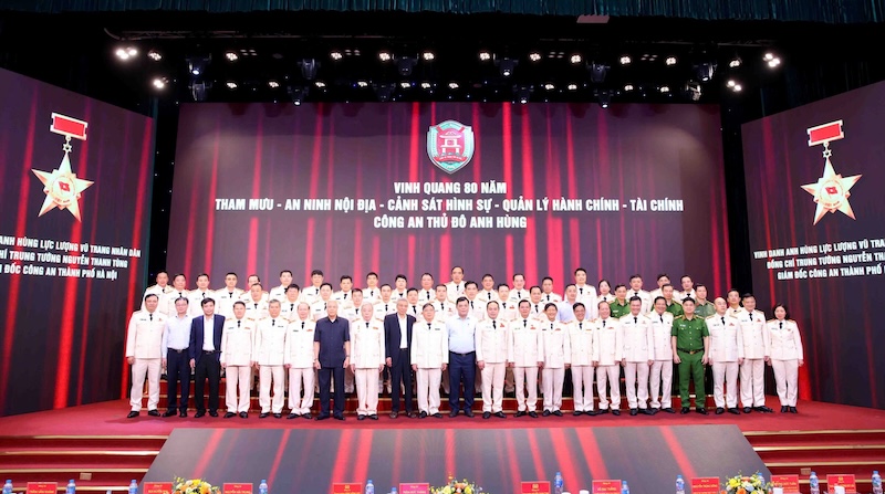 CATP Hà Nội trọng thể tổ chức Lễ kỷ niệm 80 năm Ngày truyền thống của 5 lực lượng nòng cốt -0