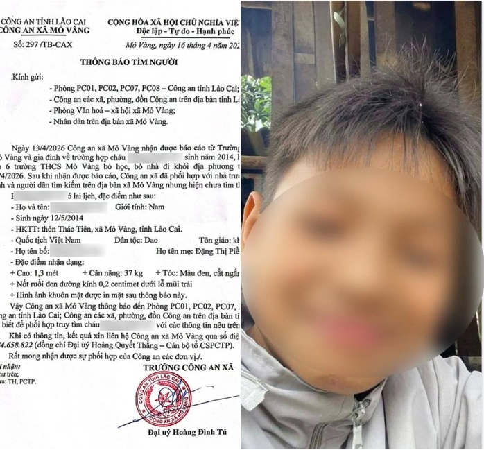 Sự thật sau vụ nam học sinh lớp 6 mất tích tại Lào Cai -0